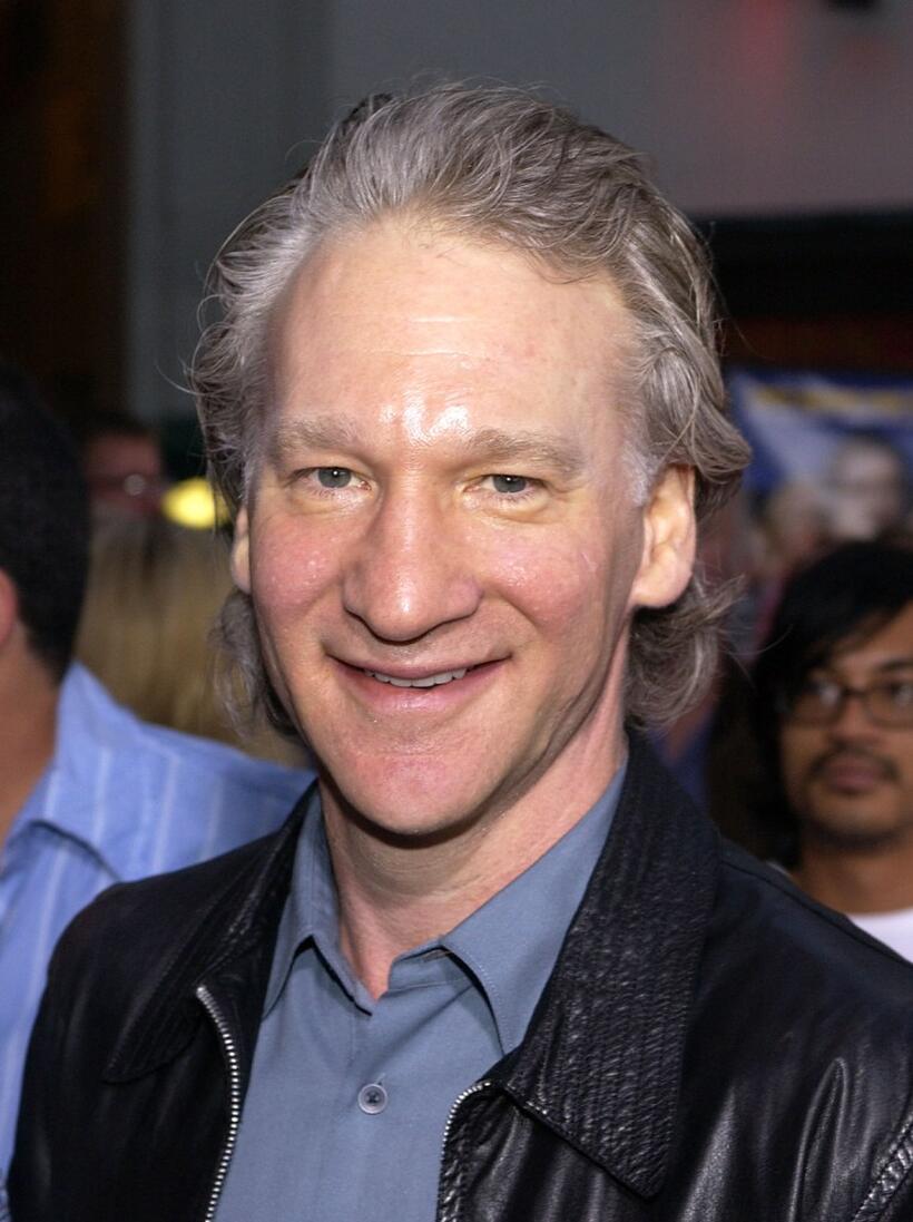 Bill Maher at the premiere of "Anchorman."
