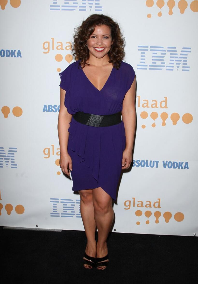 Justina Machado at the 20th Annual GLAAD Media Awards.