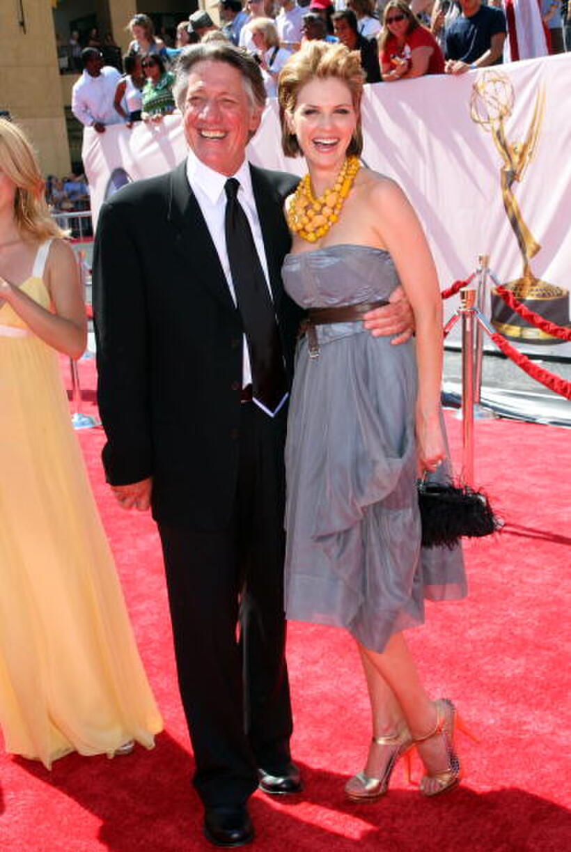 Megan Ward and Stephen Macht at the 35th Annual Daytime Emmy Awards.