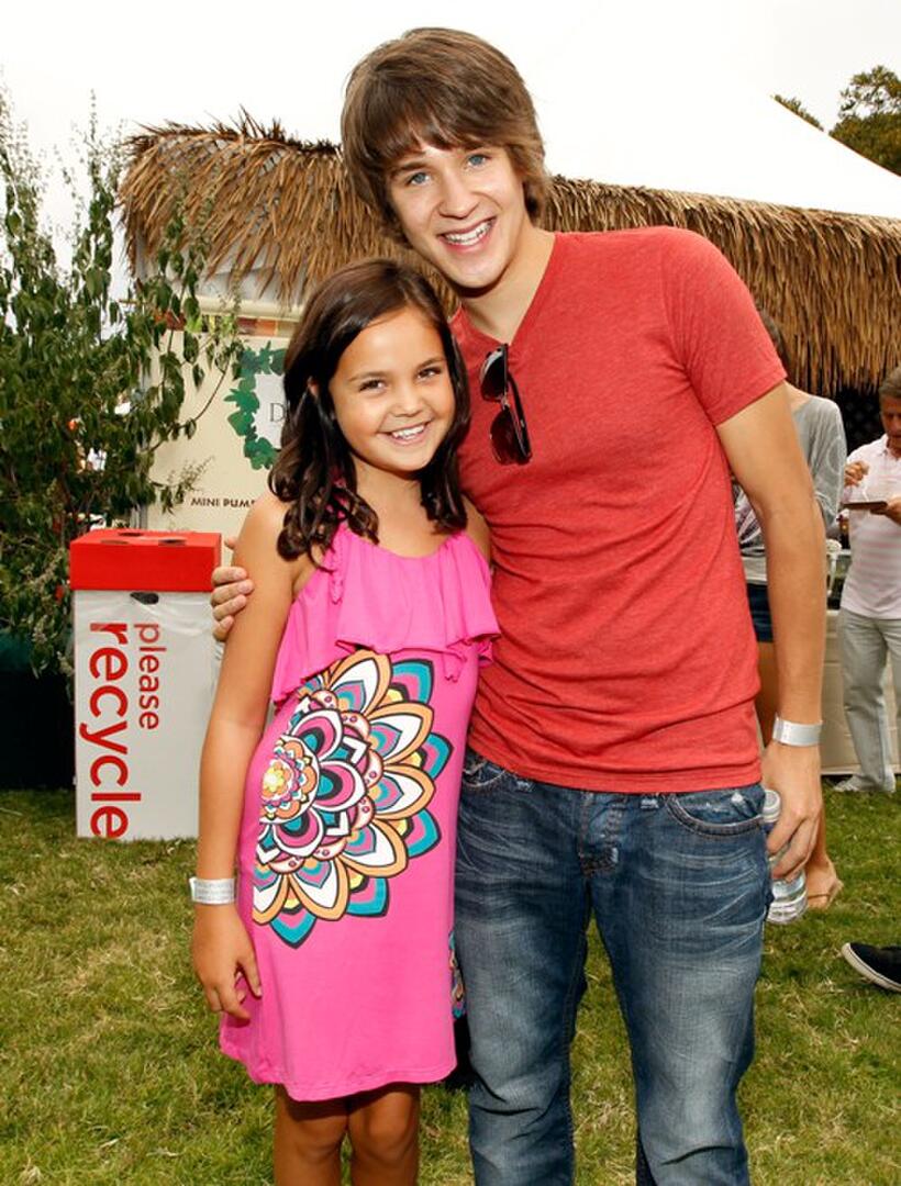 Bailee Madison and Devon Werkheiser at the 21st A Time For Heroes Celebrity Picnic sponsored by Disney.