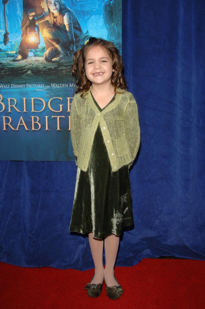 Bailee Madison at the premiere of "Bridge To Terabithia."