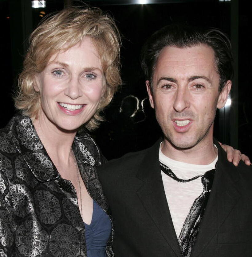Jane Lynch and Alan Cumming at the Lambda Legal Liberty Awards.