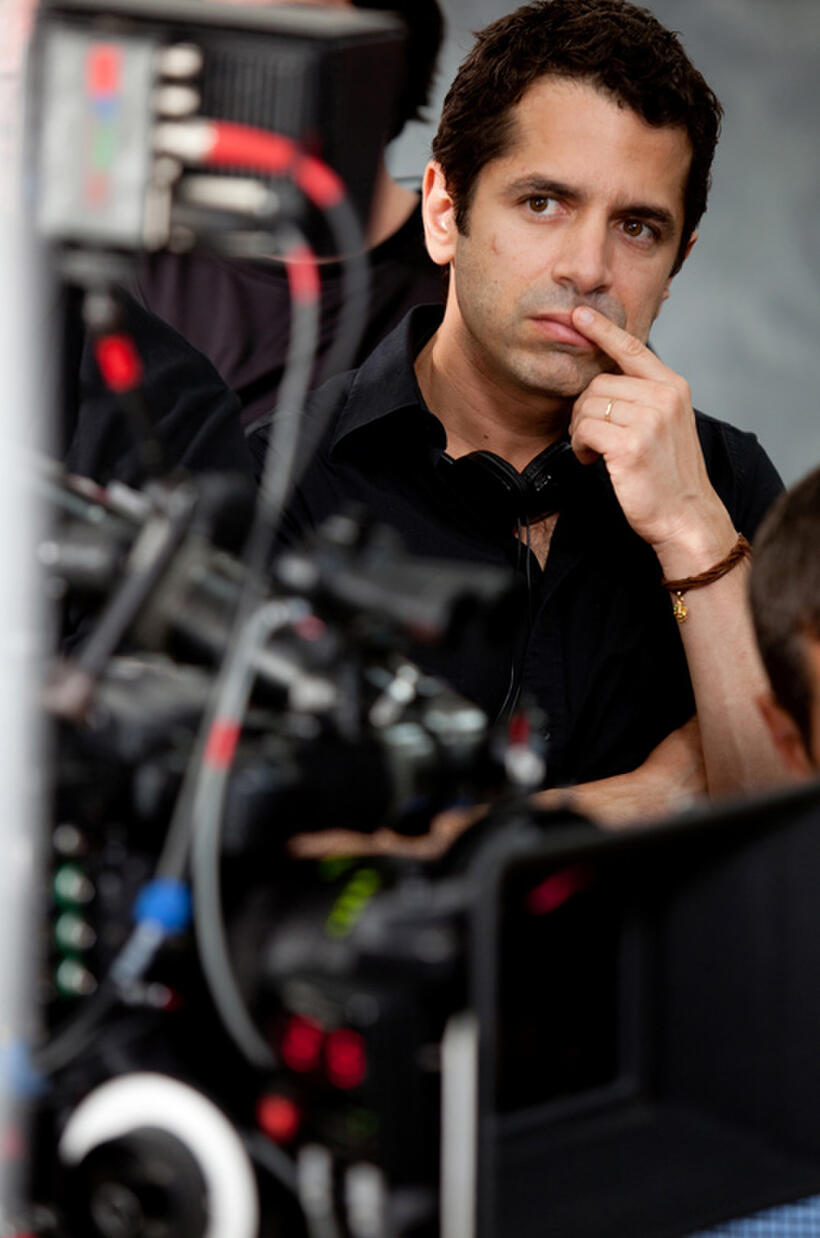 Director Daniel Barnz on the set of "Won't Back Down."