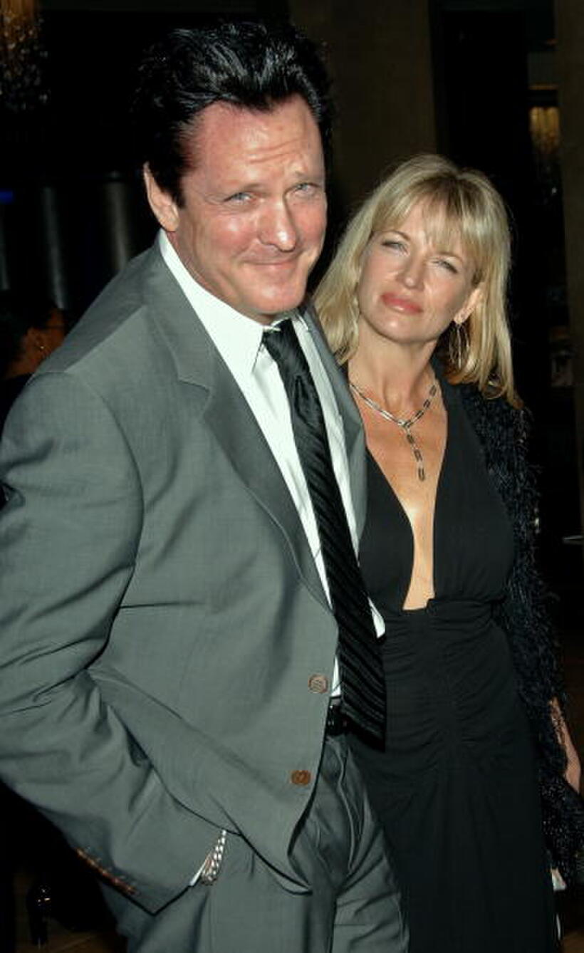 Michael Madsen and his wife De Anna Morgan at the 57th annual ACE Eddie Awards cocktail reception held at the Beverly Hilton Hotel.