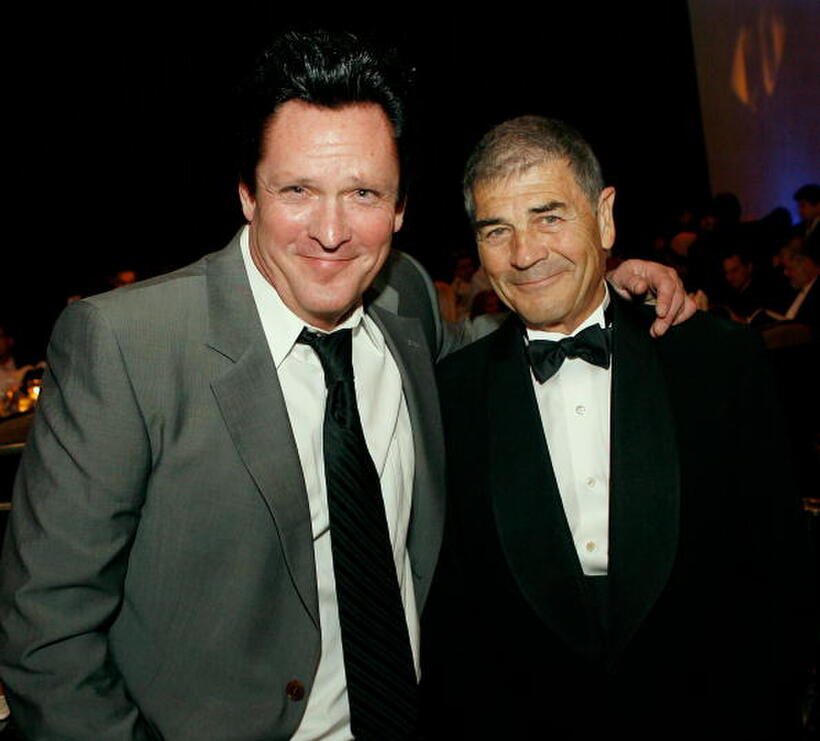 Michael Madsen and Robert Forster at the 57th annual ACE Eddie Awards cocktail reception held at the Beverly Hilton Hotel.