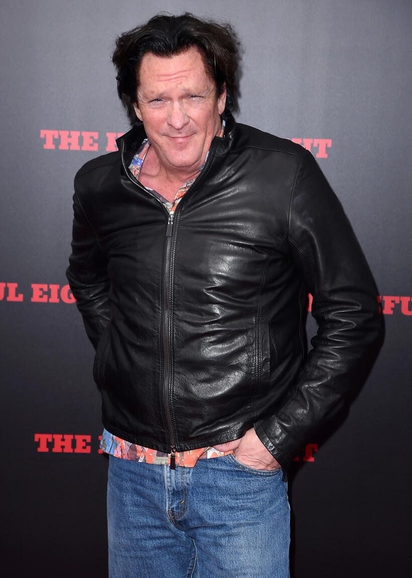 Michael Madsen at the New York premiere of "The Hateful Eight."