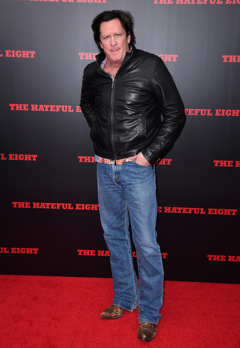 Michael Madsen at the New York premiere of "The Hateful Eight."
