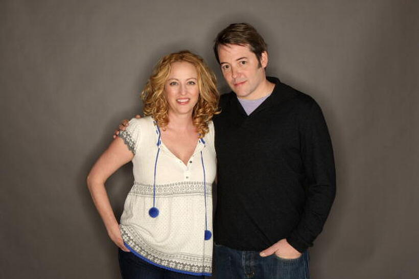 Virginia Madsen and Matthew Broderick at the 2008 Sundance Film Festival.
