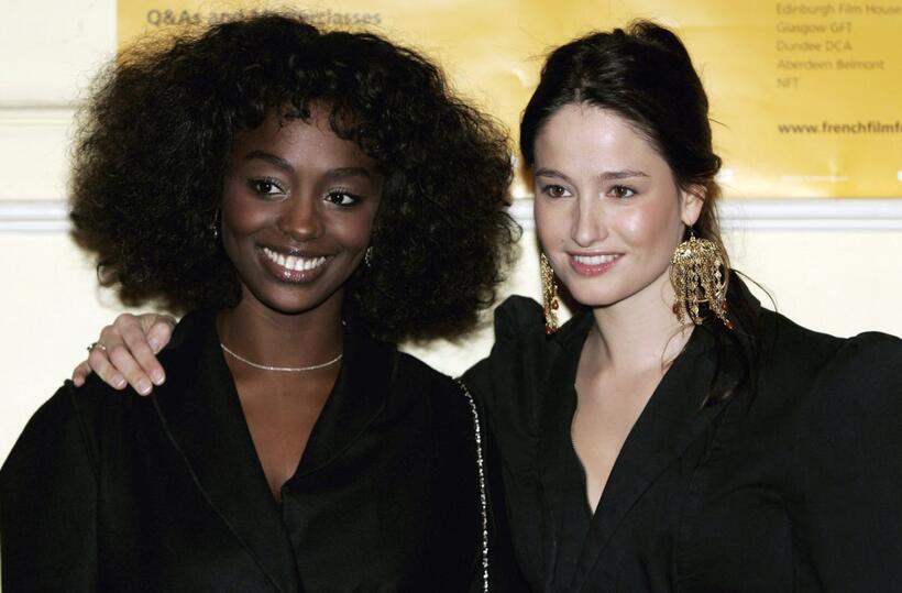 Aissa Maiga and Marie Gilliaini at the launch of the Renault French Film Festival 2006.