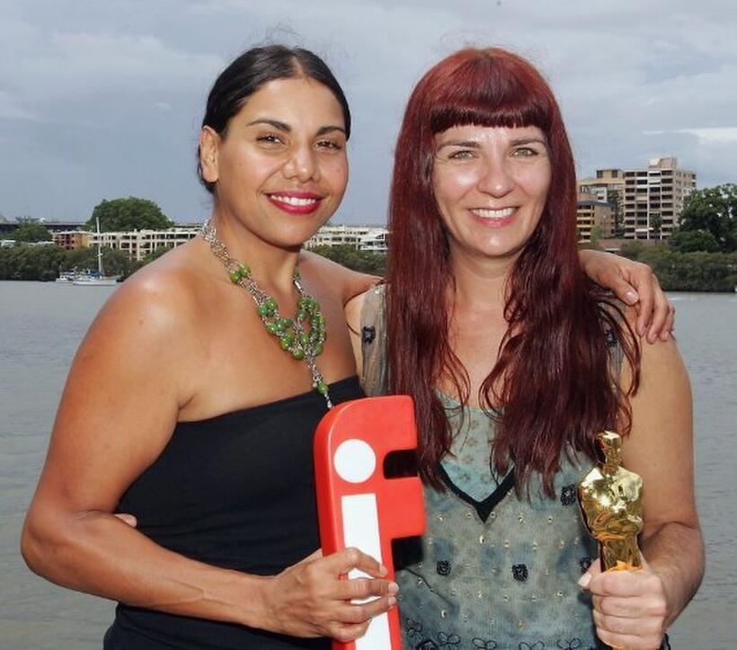 Deborah Mailman and Melanie Coombs at the 2006 Lexus IF Awards Media Announcement.
