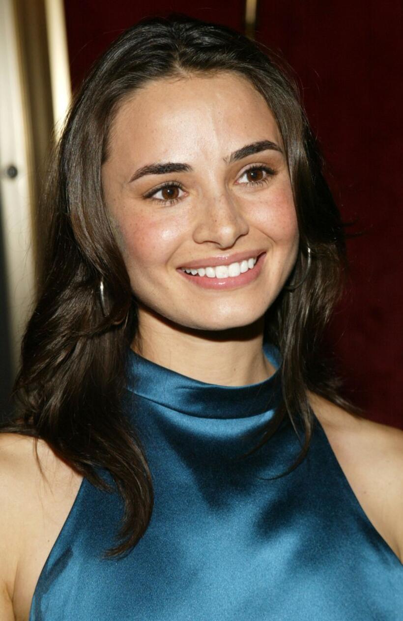 Mia Maestro at the world premiere of "King Arthur."