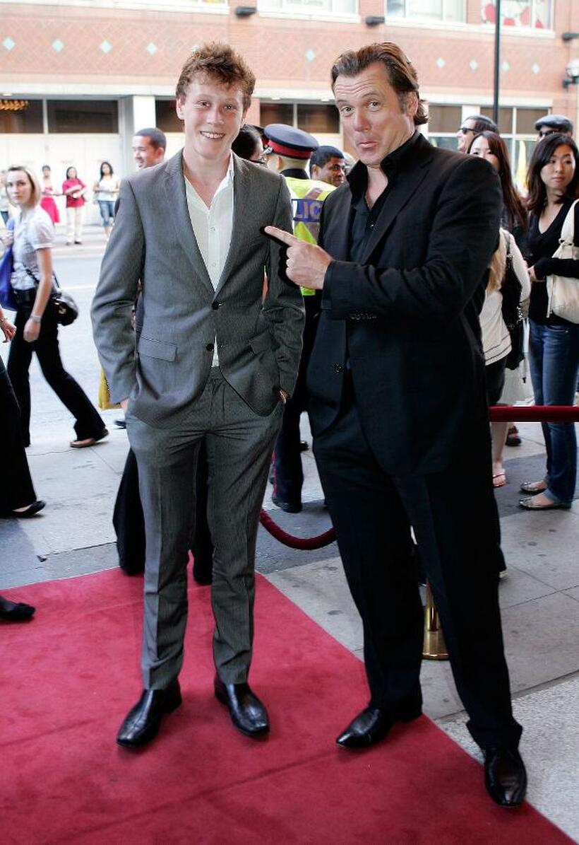 George MacKay and Erik Thomson at the screening of "The Boys Are Back" during the 2009 Toronto International Film Festival.