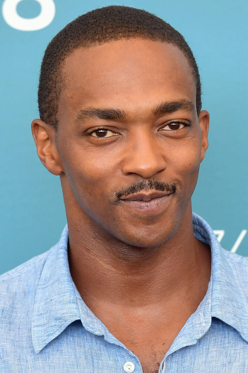 Anthony Mackie at the "Seberg" photocall during the 76th Venice Film Festival.