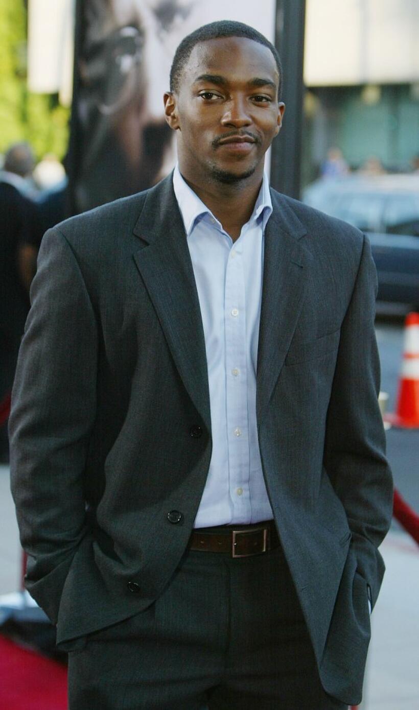 Anthony Mackie at the premiere of "The Manchurian Candidate".