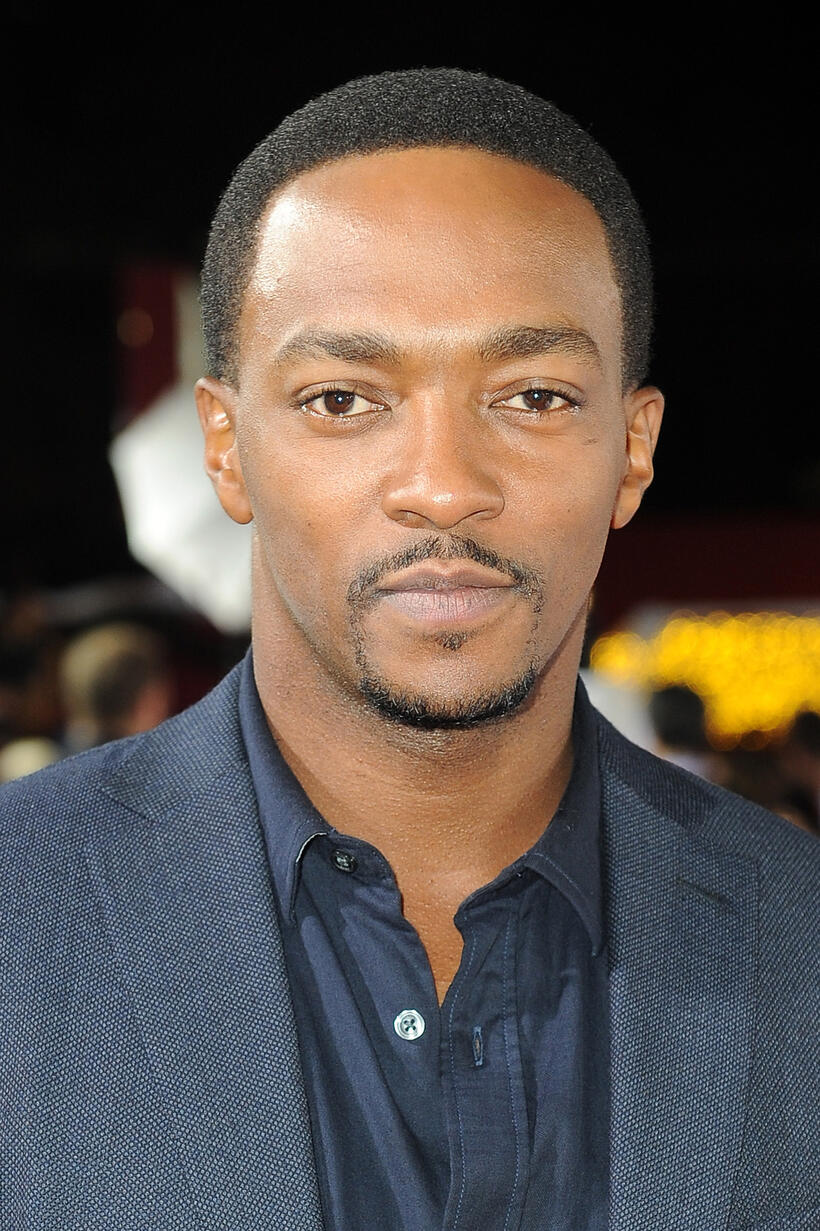 Anthony Mackie at the California premiere of "The Night Before."