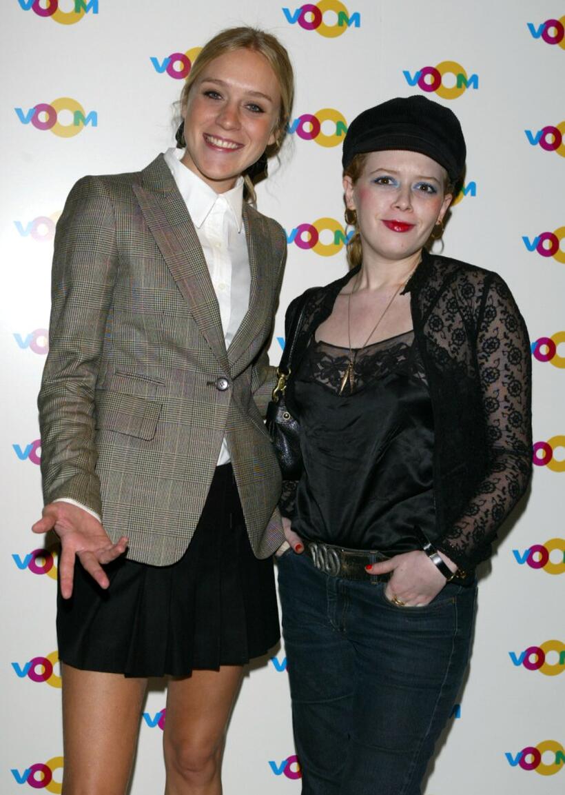 Chloe Sevigny and Natasha Lyonne at a party celebrating the launch of Voom Cablevision Satellite Network.