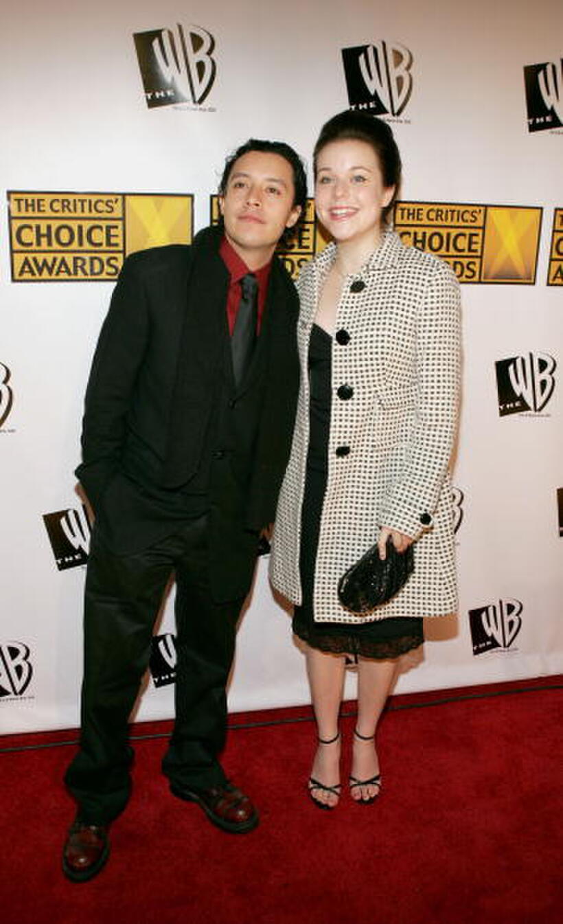 Efren Ramirez and Tina Majorino at the 10th Annual Critics' Choice Awards.