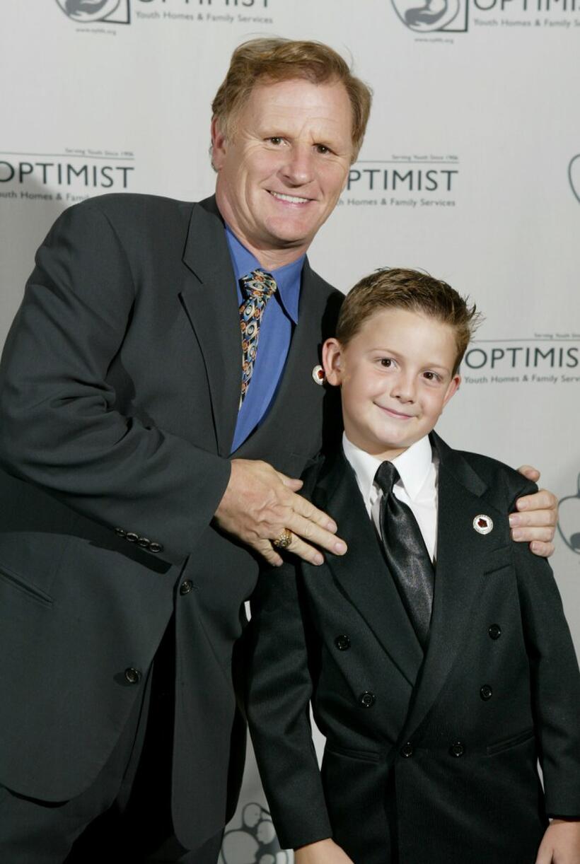 Gordon Clapp and Austin Majors at the 7th Annual Mentor Awards gala.