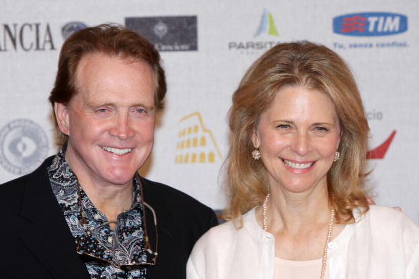 Lee Majors and Lindsay Wagner at the Roma Fiction Fest 2008.