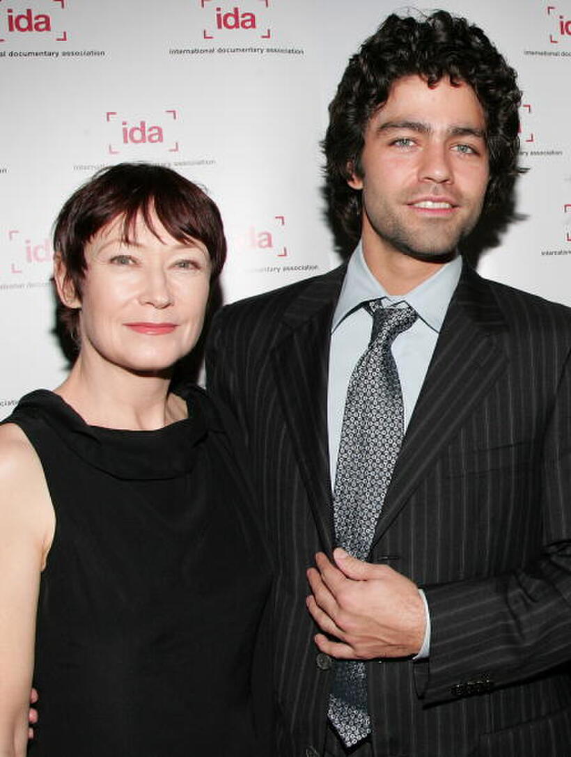 Ann Magnuson and Adrian Grenier at the International Documentary Association's 24th annual awards ceremony.