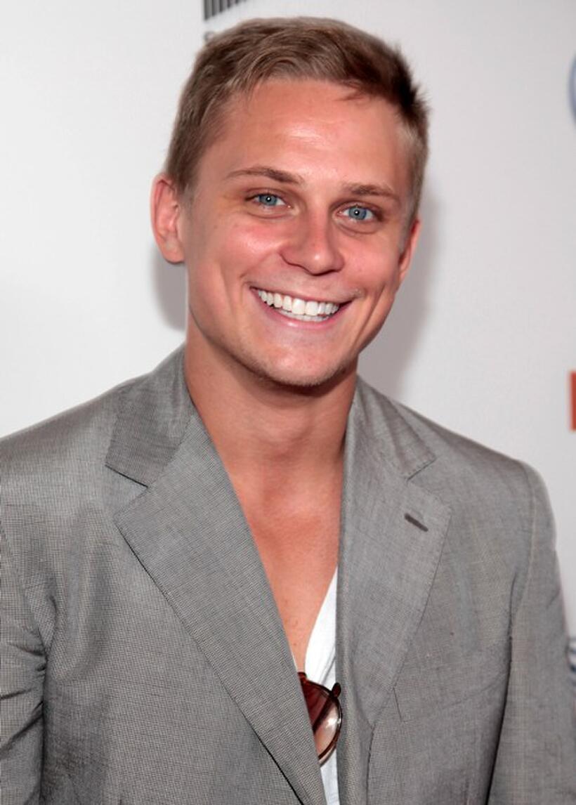 Billy Magnussen at the premiere screening of "Rescue Me."