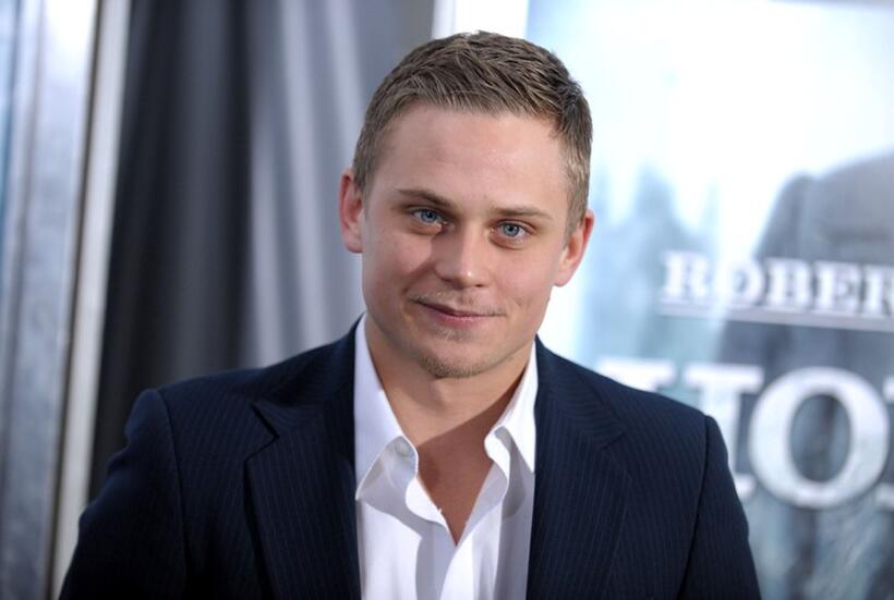 Billy Magnussen at the premiere of "Sherlock Holmes."