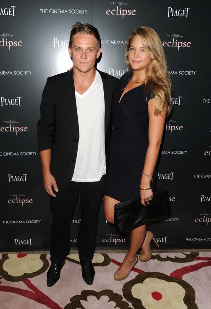 Billy Magnussen and Guest at the screening Of "The Twilight Saga: Eclipse."