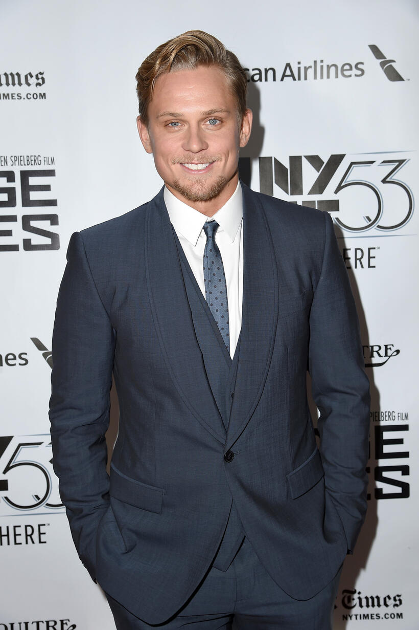Billy Magnussen at the premiere of "Bridge of Spies" during the 53rd New York film festival.