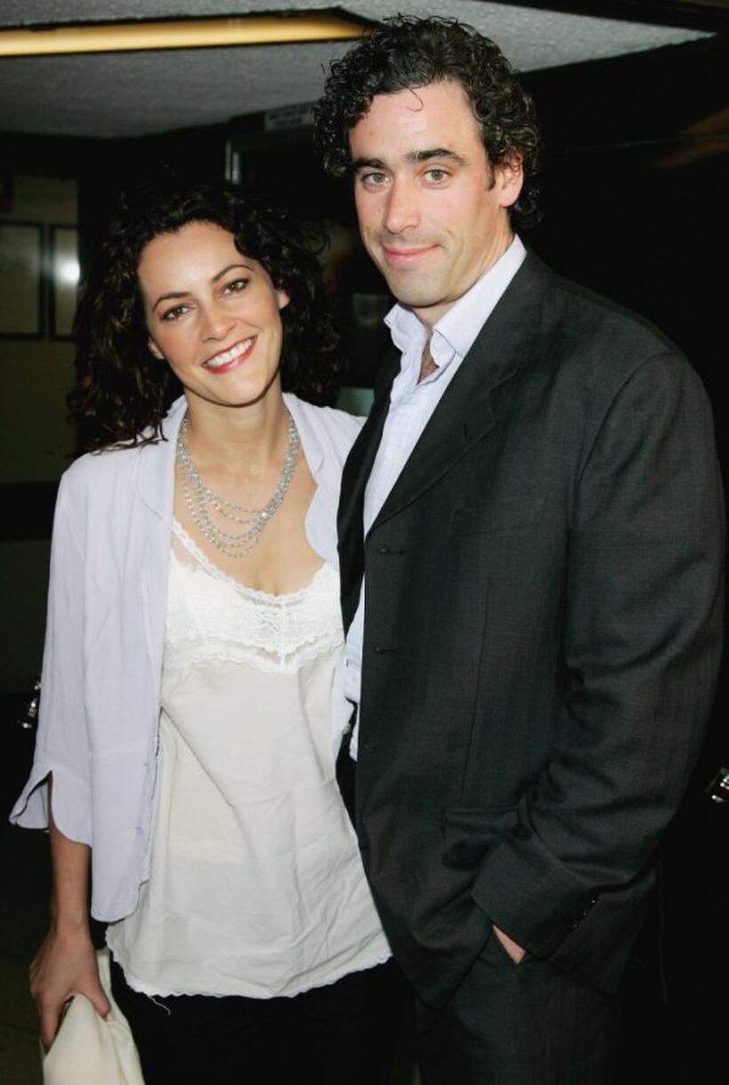 Stephen Mangan and Guest at the screening of "Sketches Of Frank Gehry."