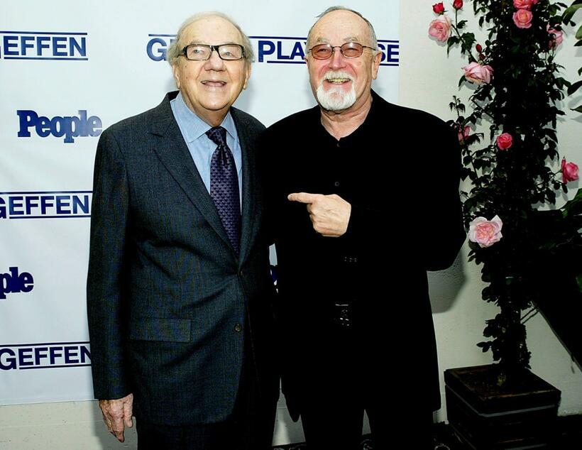 Karl Malden and Gilbert Cates at the Geffen Gala Fundraiser.