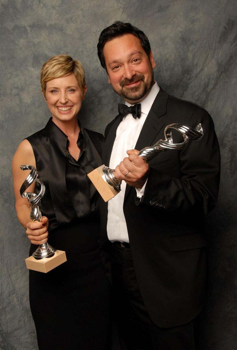 James Mangold and Cathy Konrad at the 10th Annual Costume Designers Guild Awards.