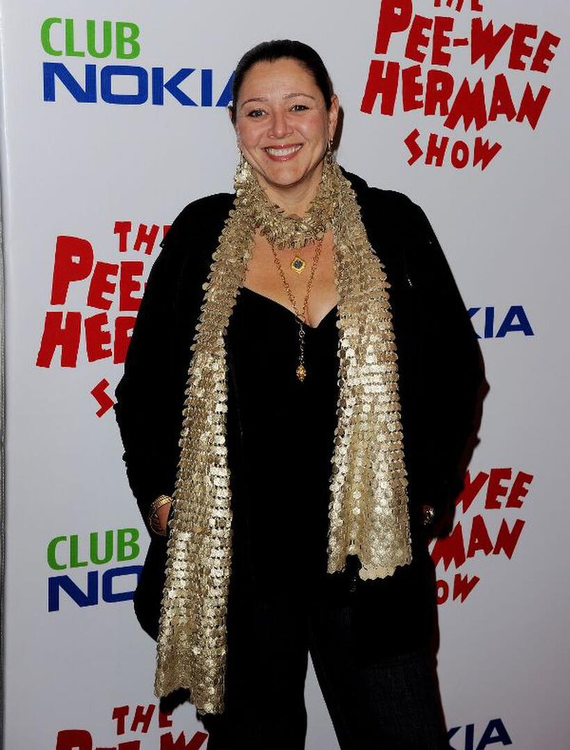 Camryn Manheim at the opening night of "The Pee-wee Herman Show."