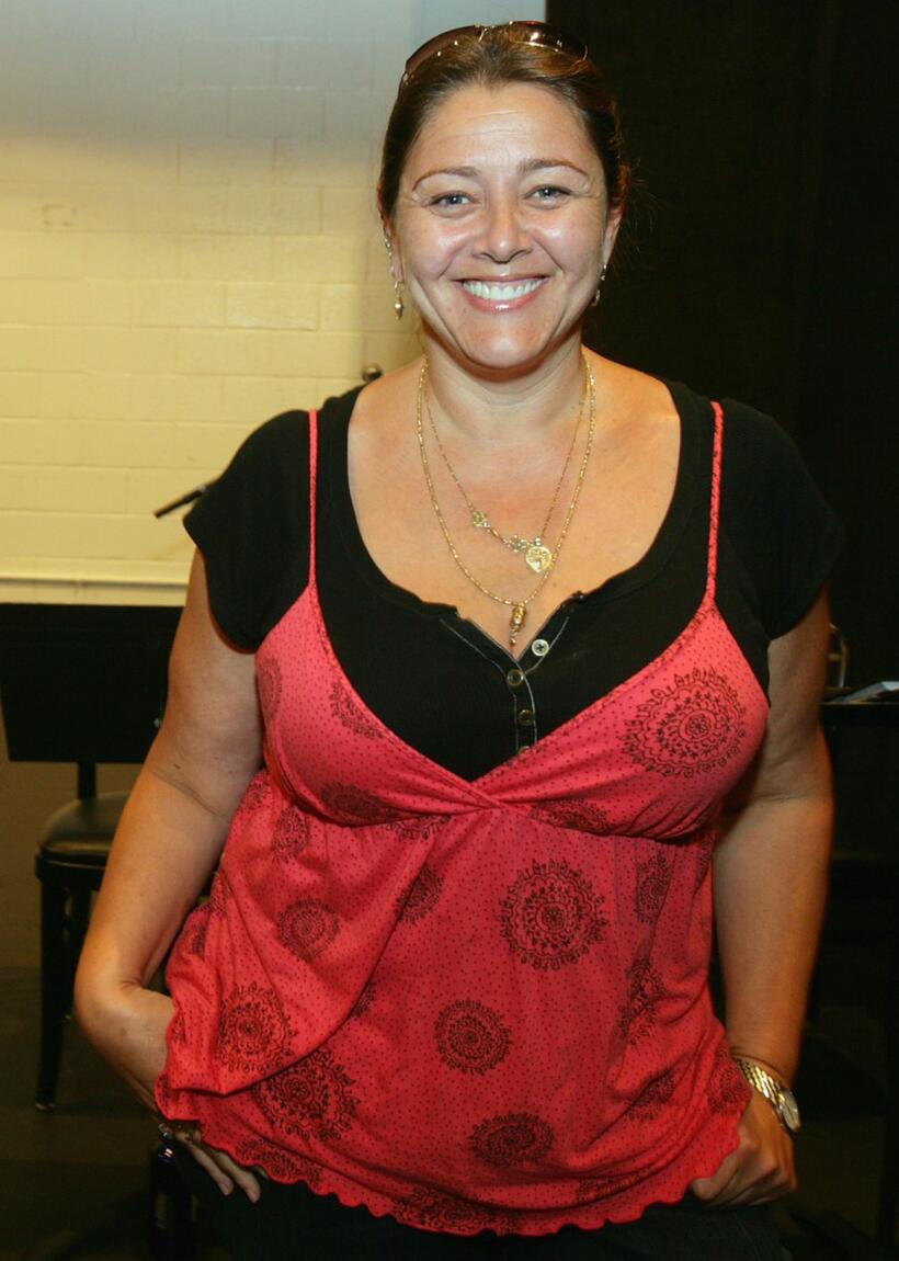 Camryn Manheim at the rehearsal for the benefit reading of "The Trial Of The Catonsville Nine."