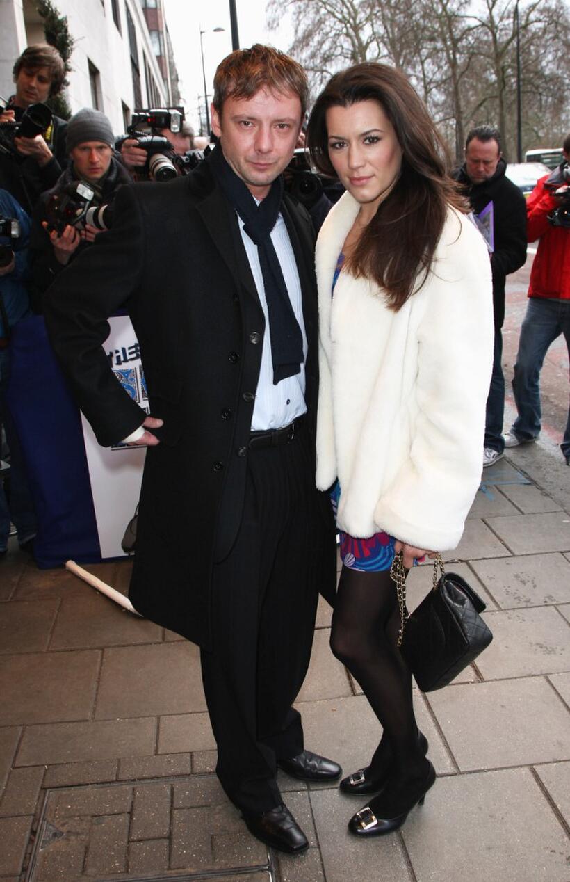 John Simm and Kate Magowan at the South Bank Show Awards.