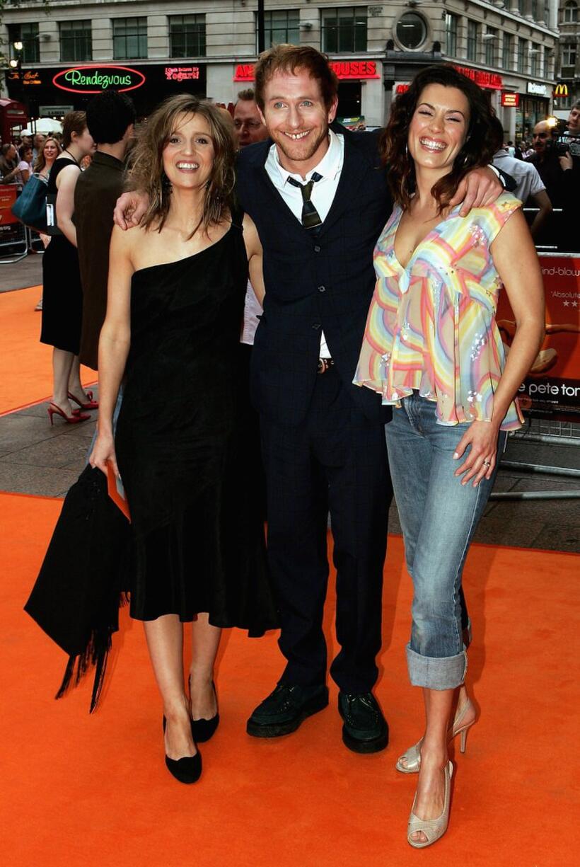 Beatriz Batarda, Paul Kaye and Kate Magowan at the UK premiere of "It's All Gone Pete Tong."