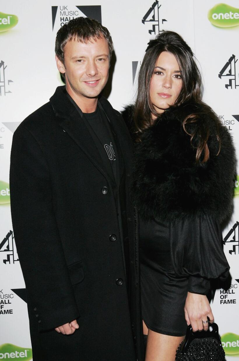 John Simm and Kate Magowan at the live final of the UK Music Hall Of Fame 2005.
