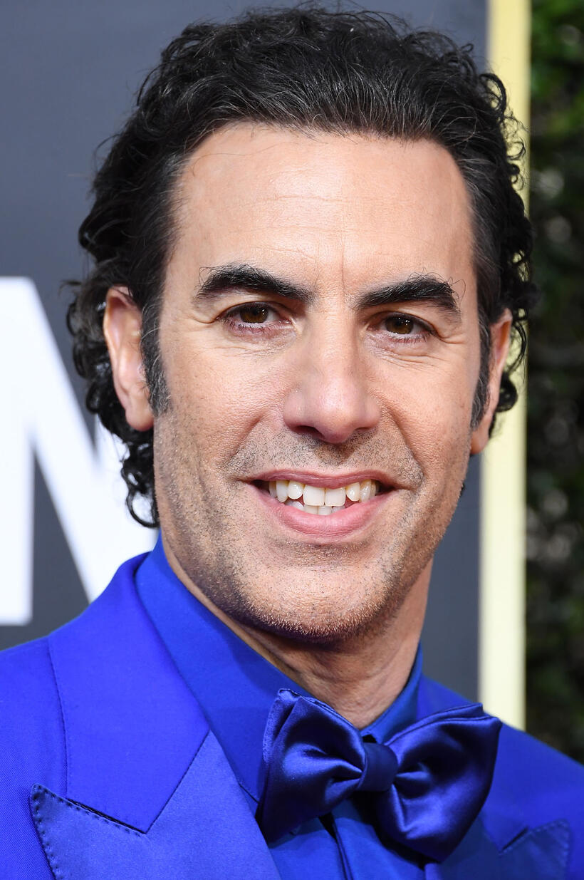 Sacha Baron Cohen at the 77th Annual Golden Globe Awards in Beverly Hills, California.