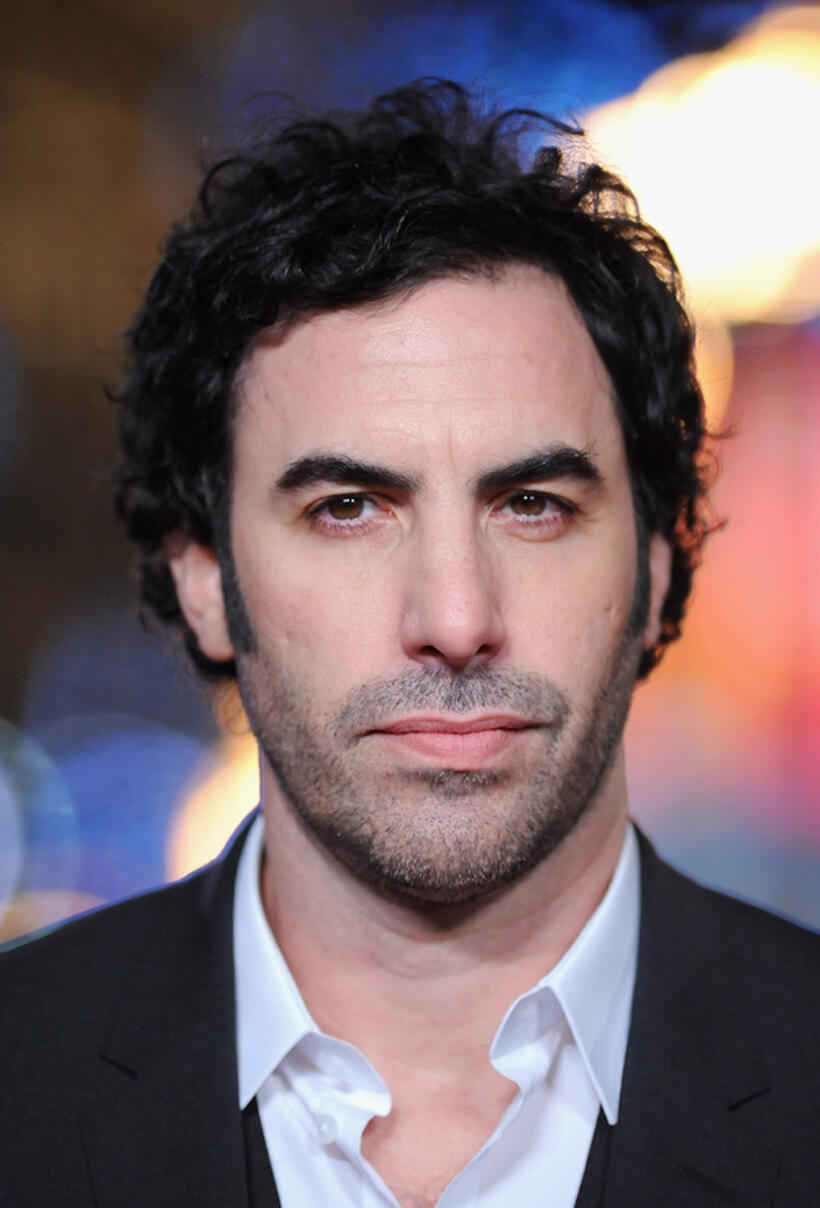 Sacha Baron Cohen at the world premiere of "Les Miserables" in London.