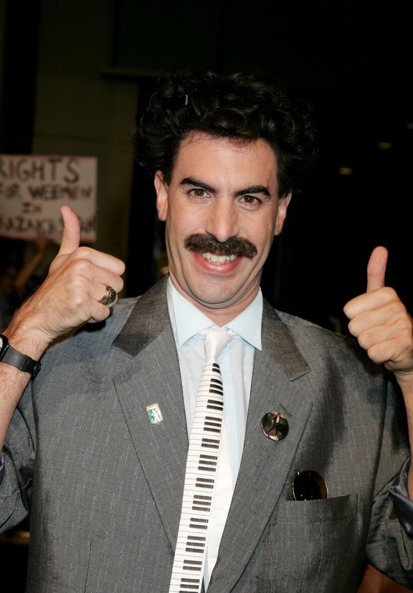 Sacha Baron Cohen at the premiere of "Borat: Cultural Learnings Of America".