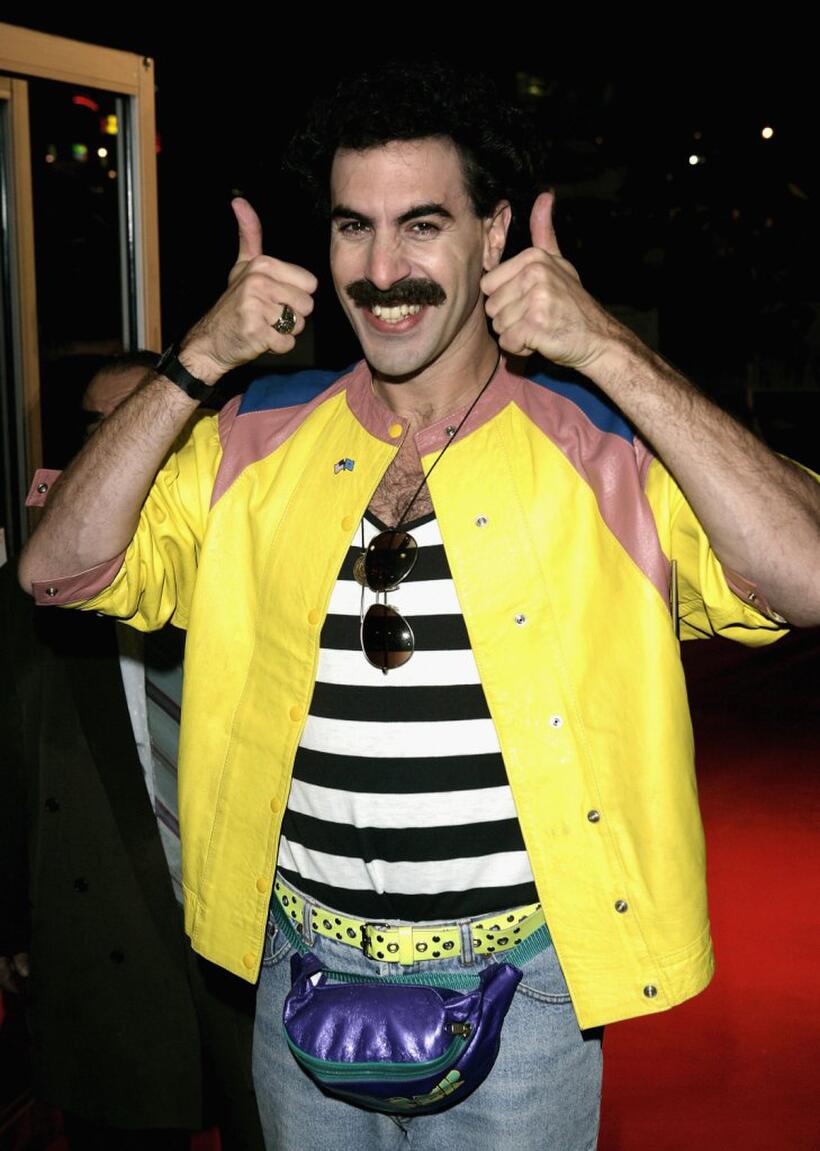 Sacha Baron Cohen at the Times BFI 50th London Film Festival for "Borat".