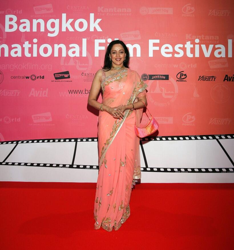 Hema Malini at the 2007 Bangkok International Film Festival Opening Ceremony.