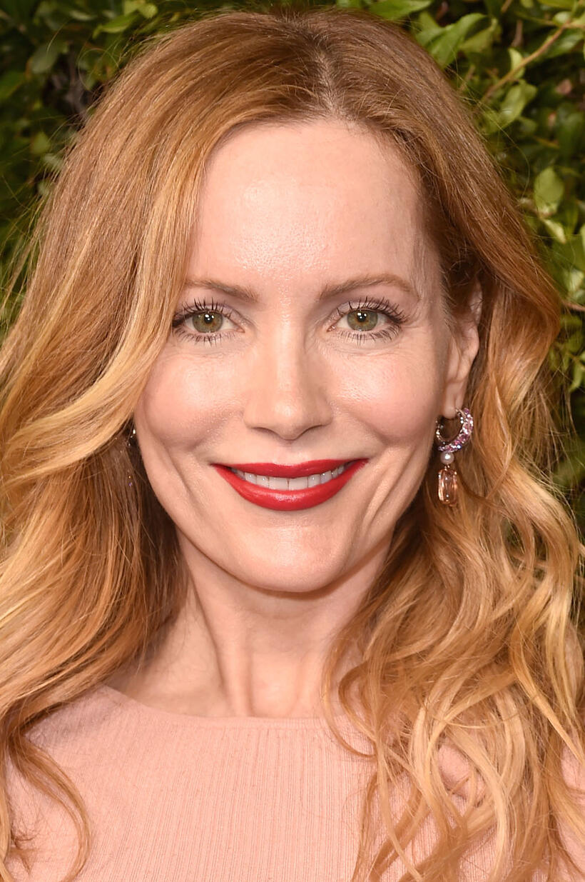 Leslie Mann at the Charles Finch and Chanel Pre-Oscar Awards Dinner in Beverly Hills, California.