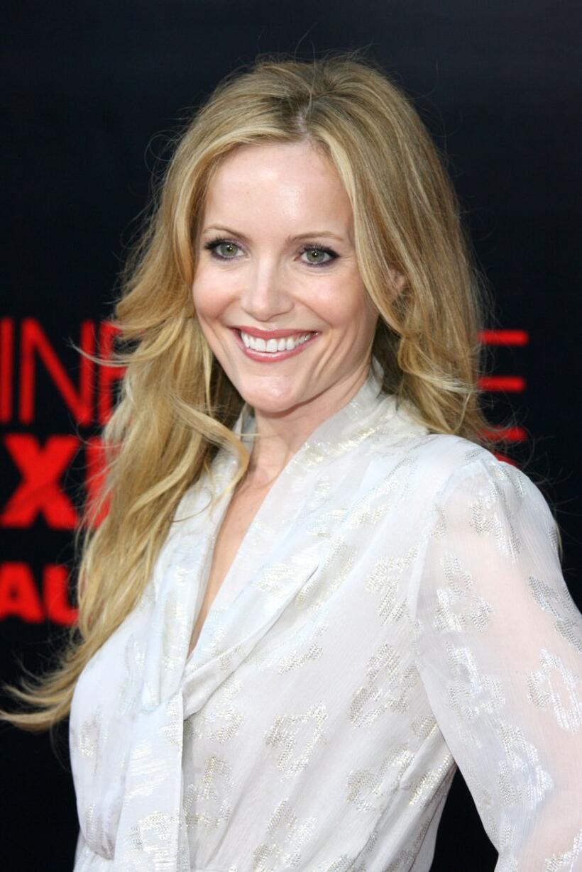 Leslie Mann at the premiere of "Pineapple Express."