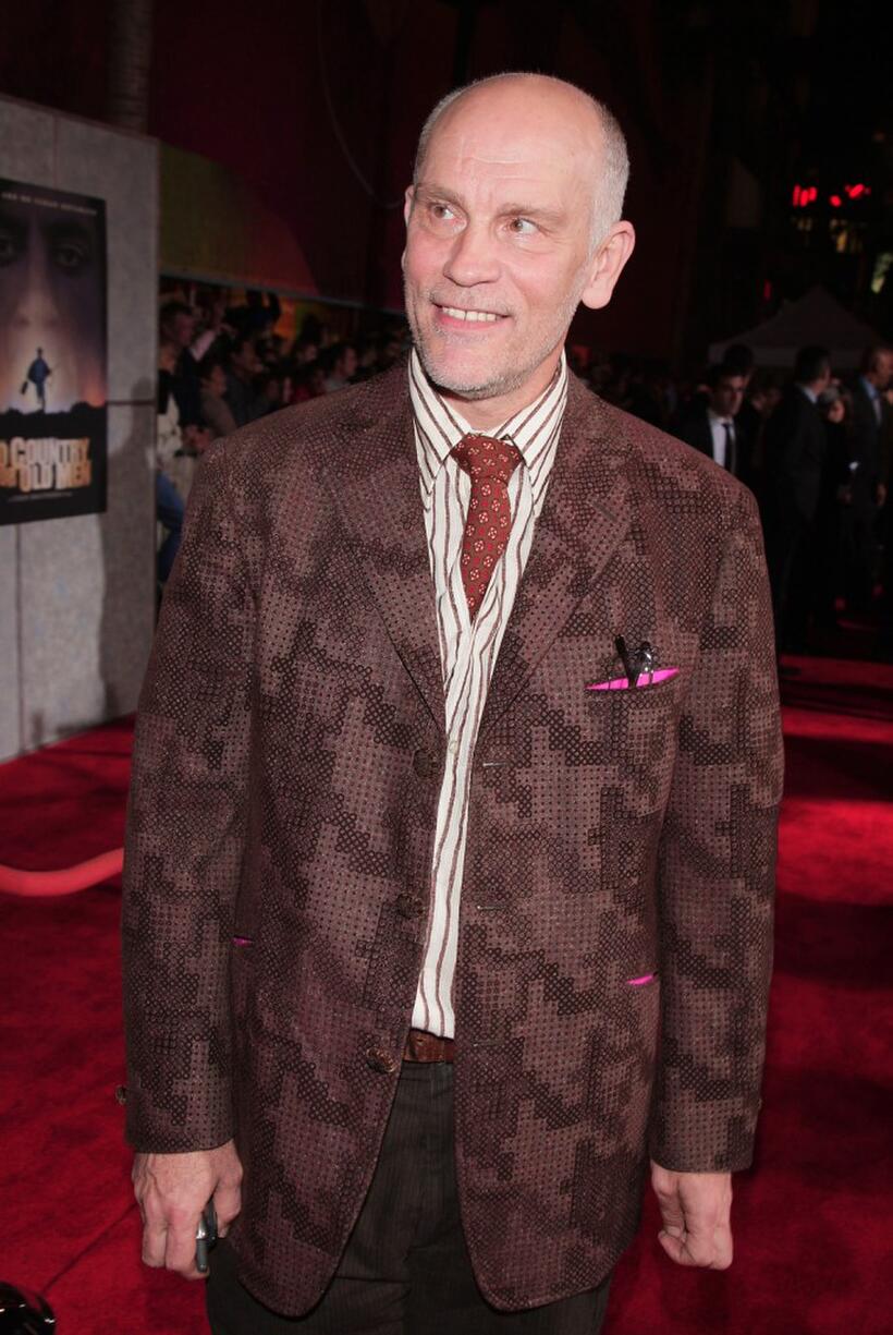 John Malkovich at the premiere of Miramax Films "No Country for Old Men".
