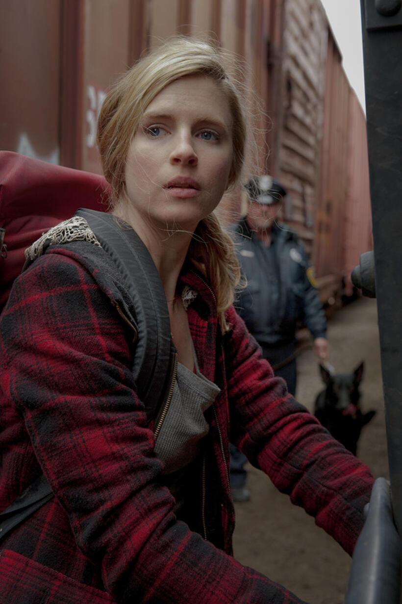 Brit Marling as Sarah in "The East."