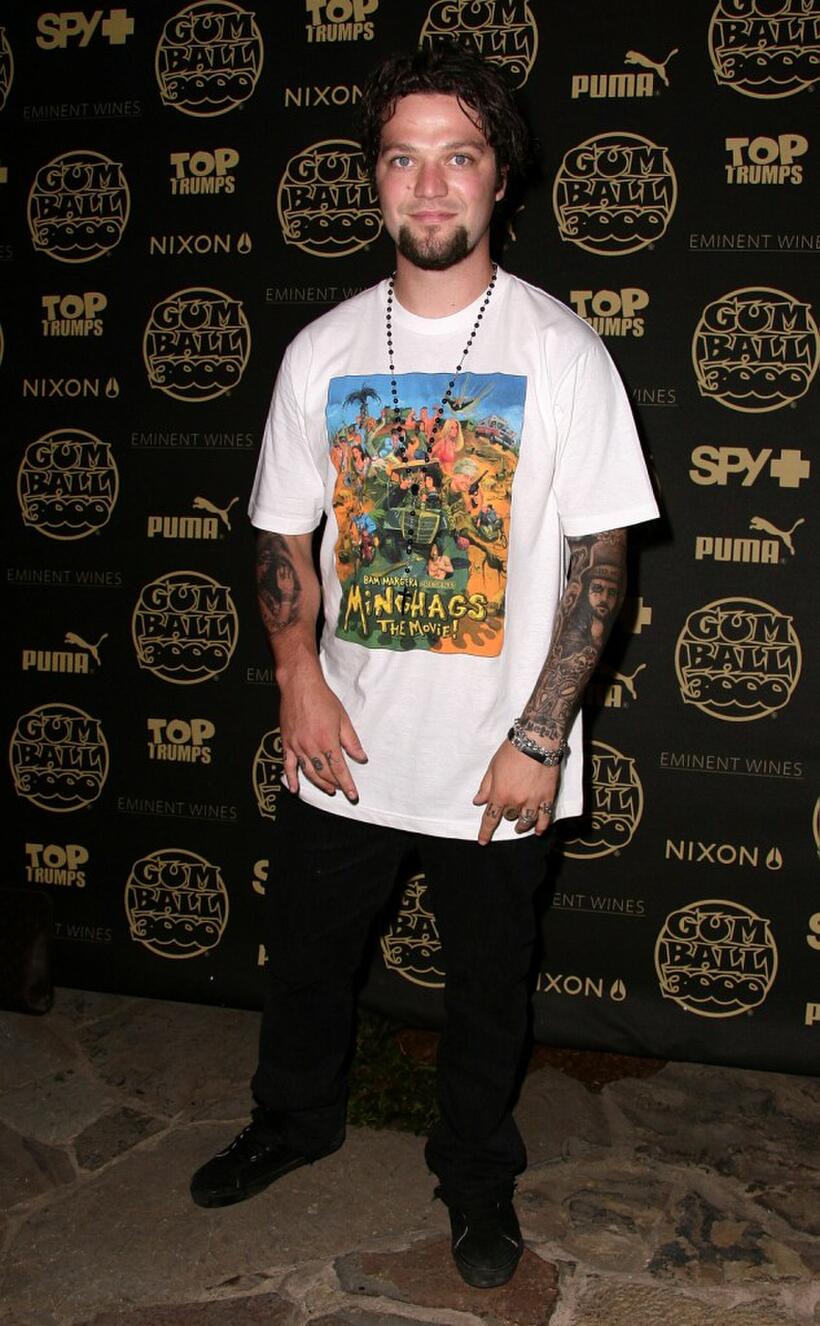 Bam Margera at the Gumball 3000 10th Anniversary Party.