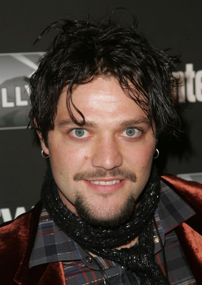 Bam Margera at the Entertainment Weekly Academy Awards viewing party.