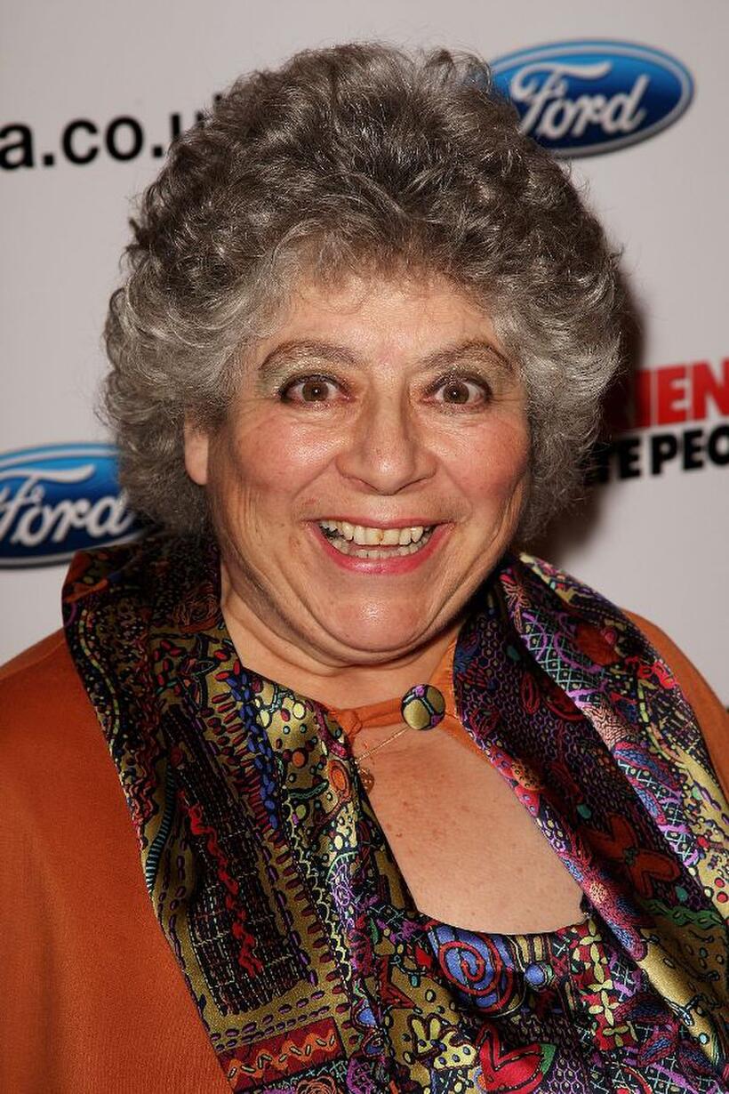 Miriam Margolyes at the premiere of "How to Lose Friends and Alienate People."