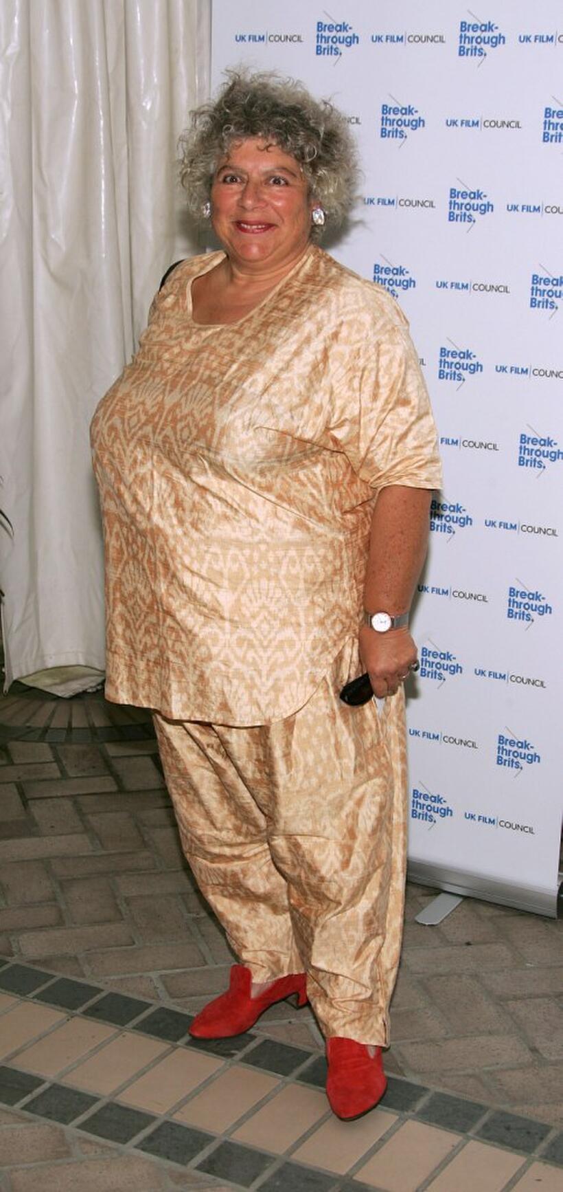 Miriam Margolyes at the UK Film Council's Inaugural "Breakthrough Brits" luncheon at the Four Seasons Hotel.