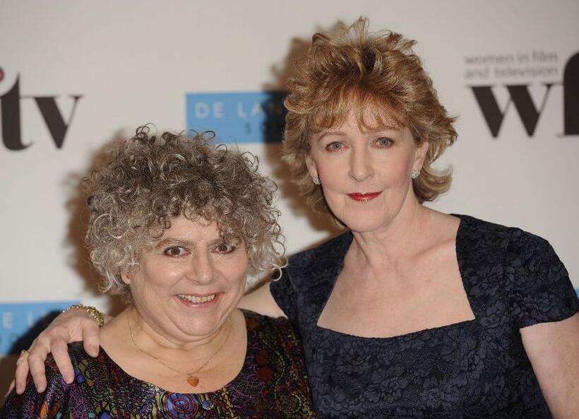 Miriam Margolyes and Patricia Hodge at the Women In Film And TV Awards.